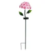Die moderne Hausfrau Solar-LED-Gartenstecker „Blütentraum“, 1 Stück lila