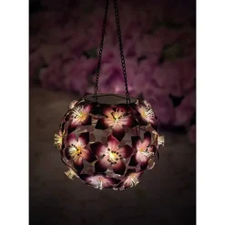 Die moderne Hausfrau Solar-LED-Hängeleuchte 