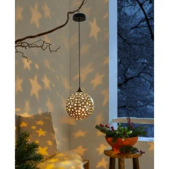 Die moderne Hausfrau Solar-LED-Hängeleuchte „Sternenzauber“