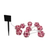 Die moderne Hausfrau Solar-LED-Lichterkette "Hibiskus", 3,8 m