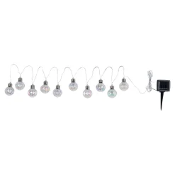 Die moderne Hausfrau Solar-Lichterkette „Kugeln“, 3,8 m
