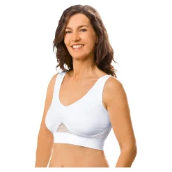 Damen Die moderne Hausfrau Sommer-BH "Atmungsaktiv" weiß