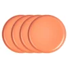 Die moderne Hausfrau Speiseteller „Basic“, 4 Stück apricot