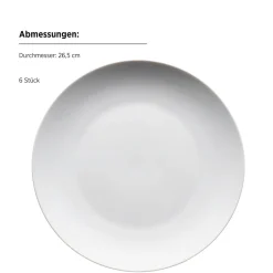 Die moderne Hausfrau Speiseteller, Porzellan Barca