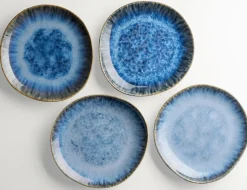 Die moderne Hausfrau Speiseteller-Set, Steinzeug Wilde Schlucht