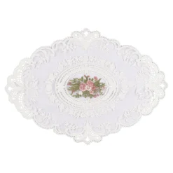 Die moderne Hausfrau Spitzendeckchen „Rosenblick“