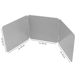 Die moderne Hausfrau Spritzschutz silber