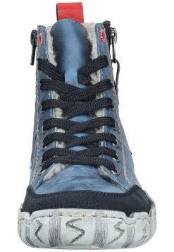 Damen Die moderne Hausfrau Stiefel blau