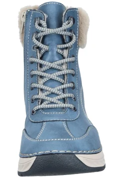 Damen Die moderne Hausfrau Stiefel blau