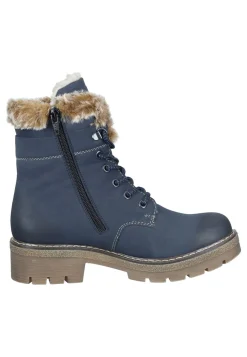 Damen Die moderne Hausfrau Stiefeletten blau