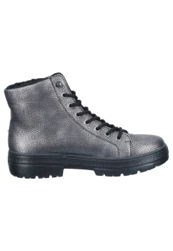 Damen Die moderne Hausfrau Stiefeletten silber