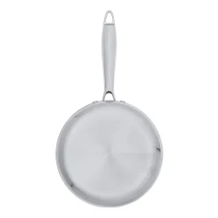 Die moderne Hausfrau Stielkasserolle mit Wabenstruktur, Edelstahl, 18 cm