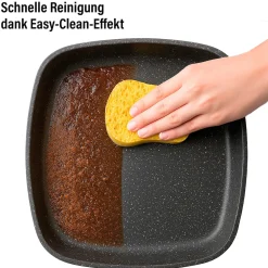 Die moderne Hausfrau STONELINE Back to Nature Grillpfanne 16 cm | ohne Deckel - Holzoptik