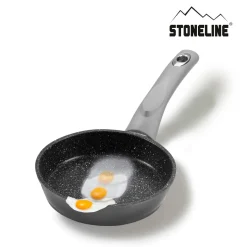 Die moderne Hausfrau STONELINE Bratpfanne 14 cm | ohne Deckel - Grau