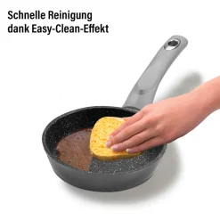 Die moderne Hausfrau STONELINE Bratpfanne 14 cm | ohne Deckel - Grau