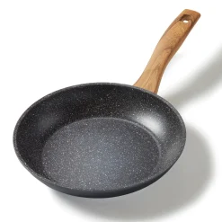 Die moderne Hausfrau STONELINE Bratpfanne 24 cm | ohne Deckel - Holzoptik