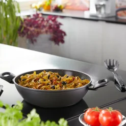 Die moderne Hausfrau STONELINE CERAMIC Keramik Servierpfanne 24 cm | mit Deckel