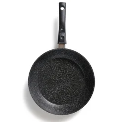 Die moderne Hausfrau STONELINE Flex Schmorpfanne 24 cm mit abnehmbarem Griff | ohne Deckel