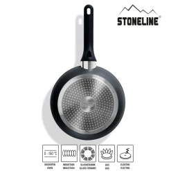 Die moderne Hausfrau STONELINE Kochgeschirr-Set 11-teilig 18/20/24 Roségold | mit Deckeln