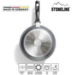 Die moderne Hausfrau STONELINE Made in Germany Bratpfanne 24 cm | ohne Deckel