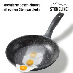 Die moderne Hausfrau STONELINE Pfannen-Set 2-teilig 24/28 | ohne Deckel