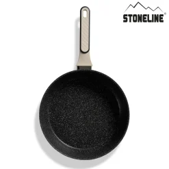 Die moderne Hausfrau STONELINE Schmorpfanne 28 cm Creme | mit Deckel