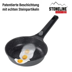 Die moderne Hausfrau STONELINE SMART Bratpfanne 20 cm mit abnehmbarem Griff - Grau