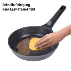 Die moderne Hausfrau STONELINE SMART Bratpfanne 20 cm mit abnehmbarem Griff - Grau