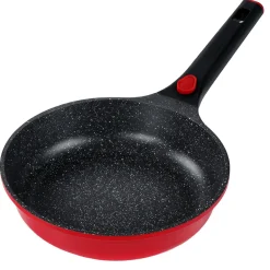 Die moderne Hausfrau STONELINE SMART Bratpfanne 24 cm | ohne Deckel - Rot