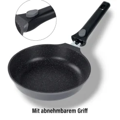 Die moderne Hausfrau STONELINE SMART Pfannen-Set 2-teilig 24/28 | ohne Deckel - Grau