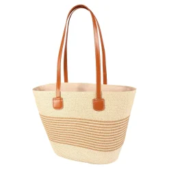 Damen Die moderne Hausfrau Strandhut-Taschen-Set, 2-teilig