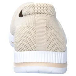 Damen Die moderne Hausfrau Stretch-Ballerina „Federleicht“ beige