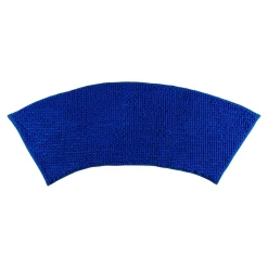 Die moderne Hausfrau Super-Soft-Badematte „halbrund“ königsblau
