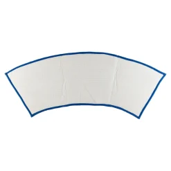 Die moderne Hausfrau Super-Soft-Badematte „halbrund“ königsblau