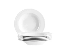 Die moderne Hausfrau Suppenteller Set, Porzellan Arlona