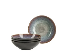 Die moderne Hausfrau Suppenteller-Set, Steinzeug Teona 4 x Suppenteller