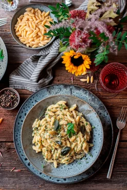 Die moderne Hausfrau Suppenteller-Set, Steinzeug Carellia Grau