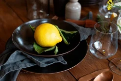 Die moderne Hausfrau Tafelservice, Keramik Metallic Bronze