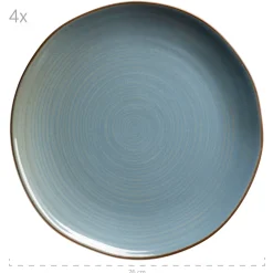 Die moderne Hausfrau Tafelservice, Keramik Nottingham Blau