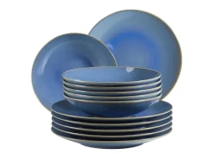 Die moderne Hausfrau Tafelservice, Keramik OSSIA Königsblau
