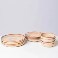 Die moderne Hausfrau Tafelservice, Steinzeug Nebelwald