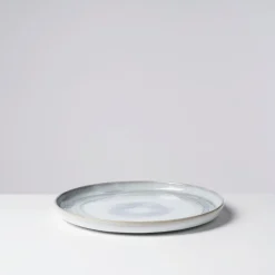 Die moderne Hausfrau Tafelservice, Steinzeug TIEFER SEE Grau / Weiß