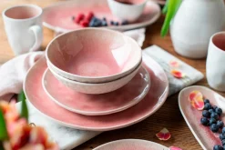 Die moderne Hausfrau Tassen-Set, Steinzeug Frozen Berry