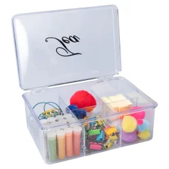 Die moderne Hausfrau Teebox, transparent mit 6 Fächern