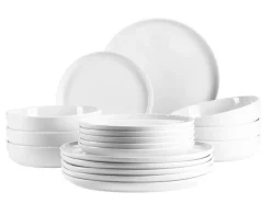 Die moderne Hausfrau Teller Set, Porzellan Navina