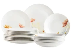 Die moderne Hausfrau Tellerset, Porzellan Amapola