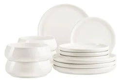 Die moderne Hausfrau Tellerset, Porzellan Taya