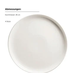 Die moderne Hausfrau Tellerset, Porzellan Taya