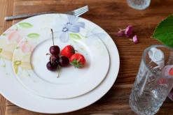 Die moderne Hausfrau Tellerset, Porzellan Zibal