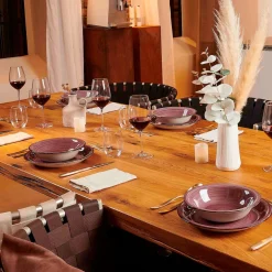 Die moderne Hausfrau Teller-Set, Steingut Lumaca Berry